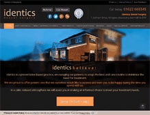 Tablet Screenshot of identicsdentalcare.co.uk